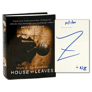 House of Leaves, Mark Z. Danielewski. Signed First UK Edition, 1st Printing.