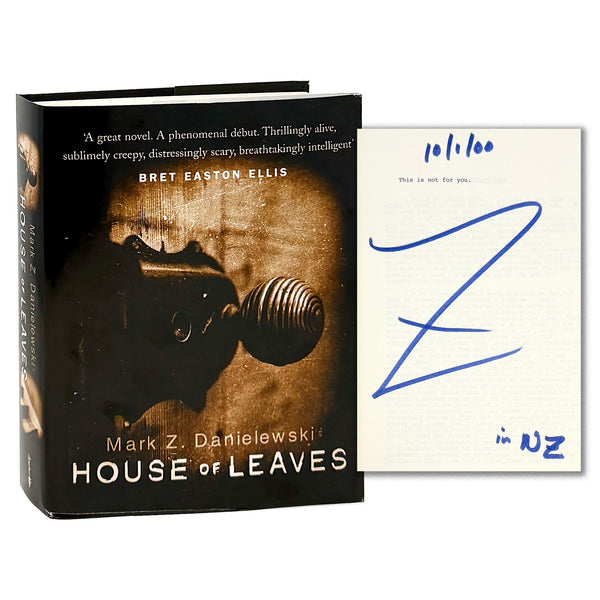 House of Leaves, Mark Z. Danielewski. Signed First UK Edition, 1st Printing.