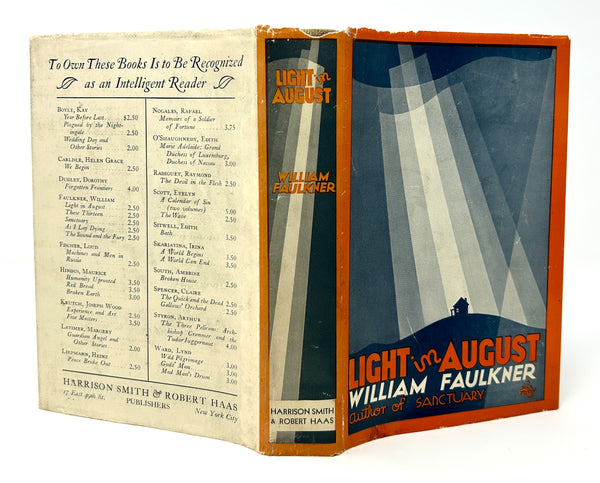 Light in August, William Faulkner. First Edition.