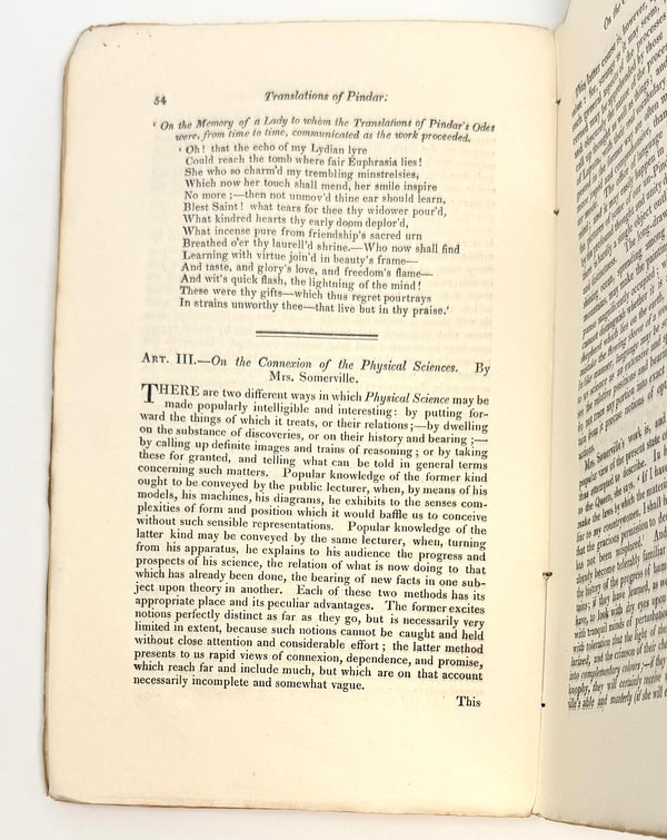 The Quarterly Review Vol. LI, No. CI. Featuring the First Printed Appearance of "Scientist"