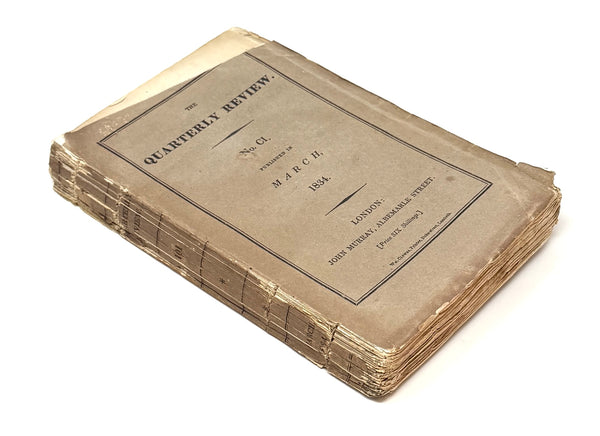 The Quarterly Review Vol. LI, No. CI. Featuring the First Printed Appearance of "Scientist"
