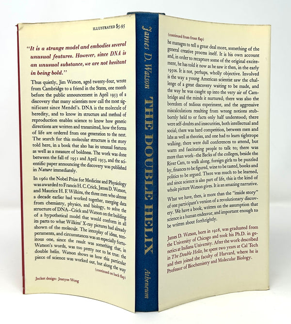 The Double Helix, James D. Watson. First Edition, Second Printing.