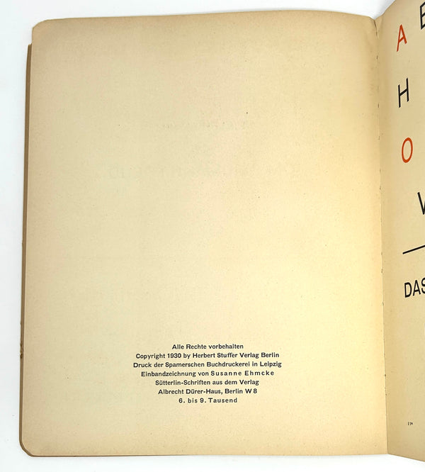 Hurra Wir Lesen! Hurra Wir Schreiben! [Hurray We Read! Hurray We Write!] Tom Seidmann-Freud. Early Printing.