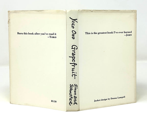 Grapefruit, Yoko Ono. First American Edition.