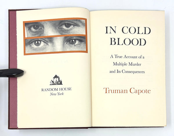 In Cold Blood, Truman Capote. First Edition.