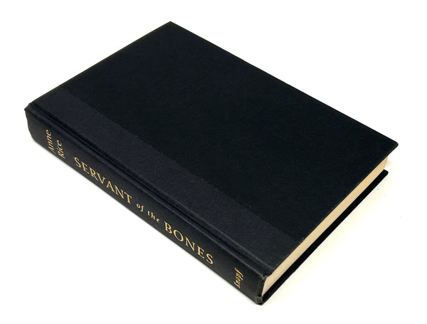 Servant of the Bones, Anne Rice. Signed First Edition.