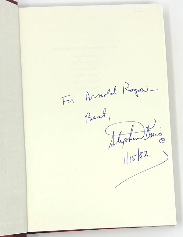 Danse Macabre, Stephen King. Signed & Inscribed First Edition.