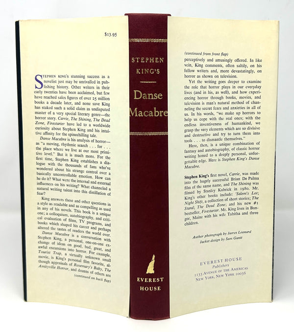 Danse Macabre, Stephen King. Signed & Inscribed First Edition.