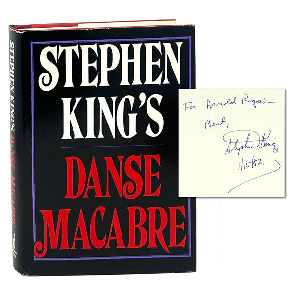 Danse Macabre, Stephen King. Signed & Inscribed First Edition.