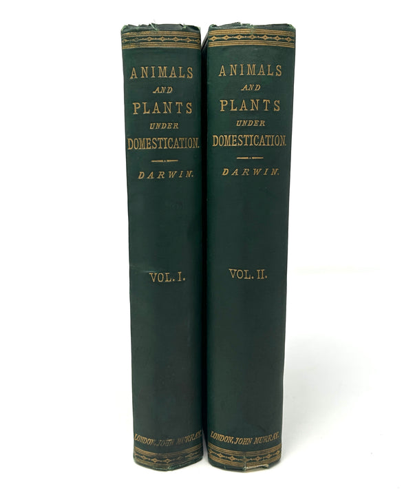 The Variation of Animals and Plants Under Domestication, Charles Darwin. First Edition, First Issue.