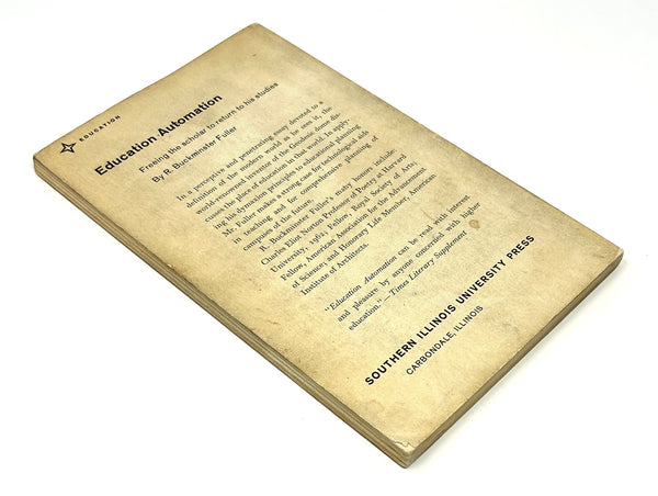 Education Automation, R. Buckminster Fuller. Signed & Inscribed Early Edition.