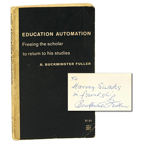 Education Automation, R. Buckminster Fuller. Signed & Inscribed Early Edition.
