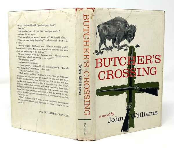 Butcher's Crossing, John Williams. First Edition.