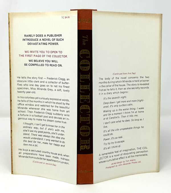 The Collector, John Fowles. First American Edition.