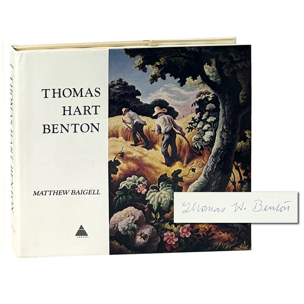 Thomas Hart Benton, Matthew Baigell. First Edition, Signed by Benton.
