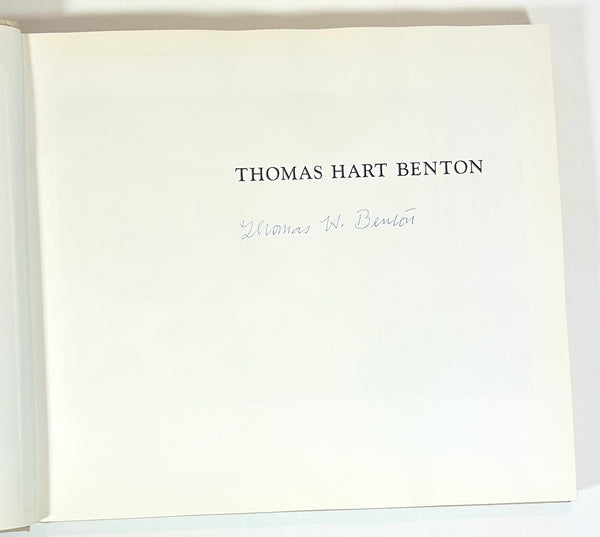 Thomas Hart Benton, Matthew Baigell. First Edition, Signed by Benton.