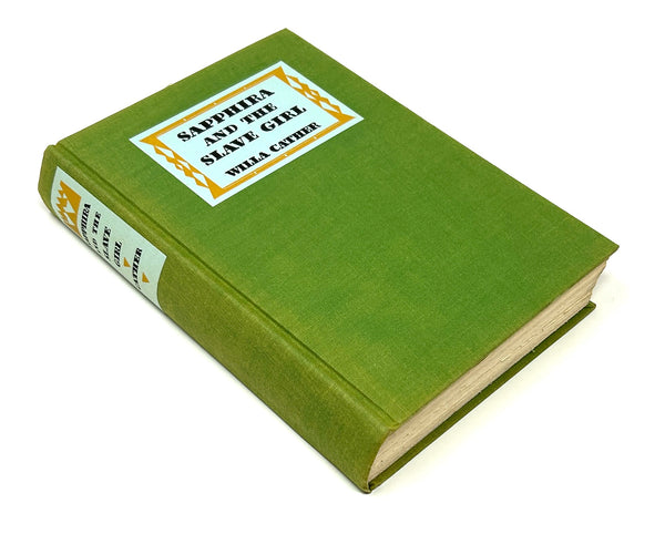 Sapphira and the Slave Girl, Willa Cather. First Edition.
