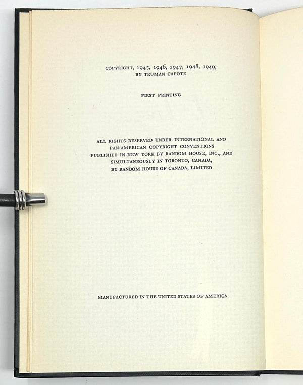 A Tree of Night and Other Stories, Truman Capote. First Edition.