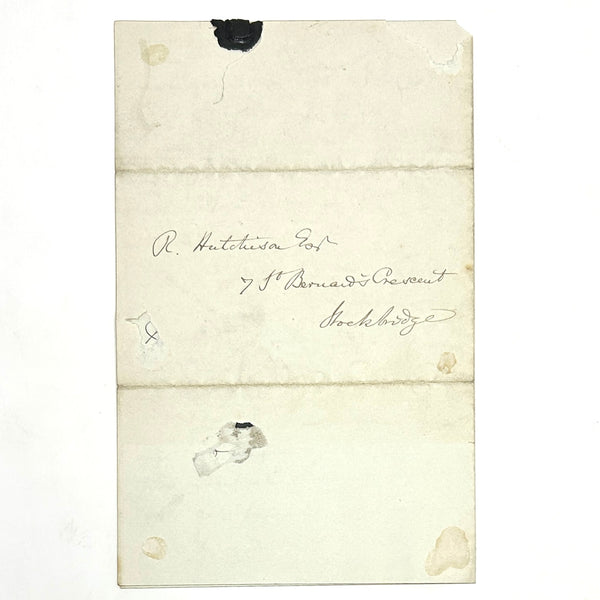 Basil Hall Autograph Letter Signed Re: Astronomical Instruments and Almanacs