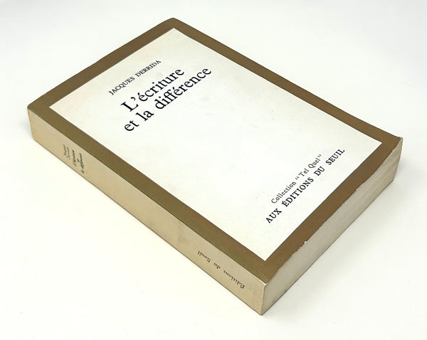 L'écriture et la différence [Writing and Difference], Jacques Derrida. First Edition.