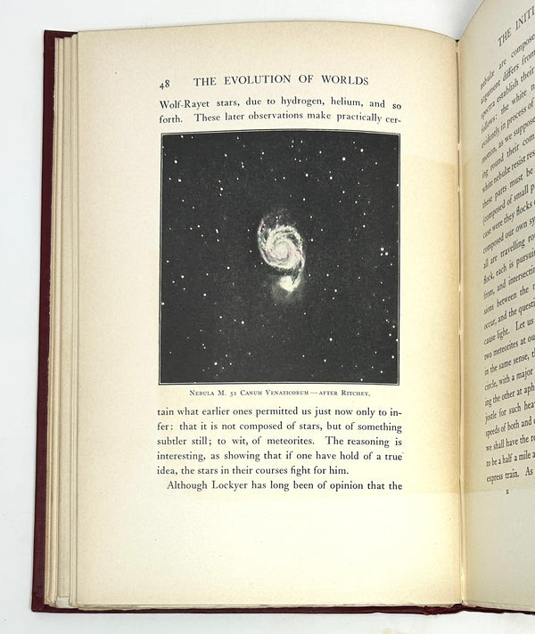 The Evolution of Worlds, Percival Lowell. First Edition, Second Printing.