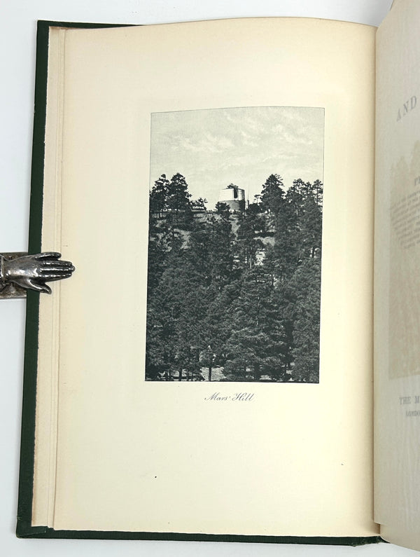 Mars and Its Canals, Percival Lowell. First Edition w/ Two Page Autograph Letter Signed