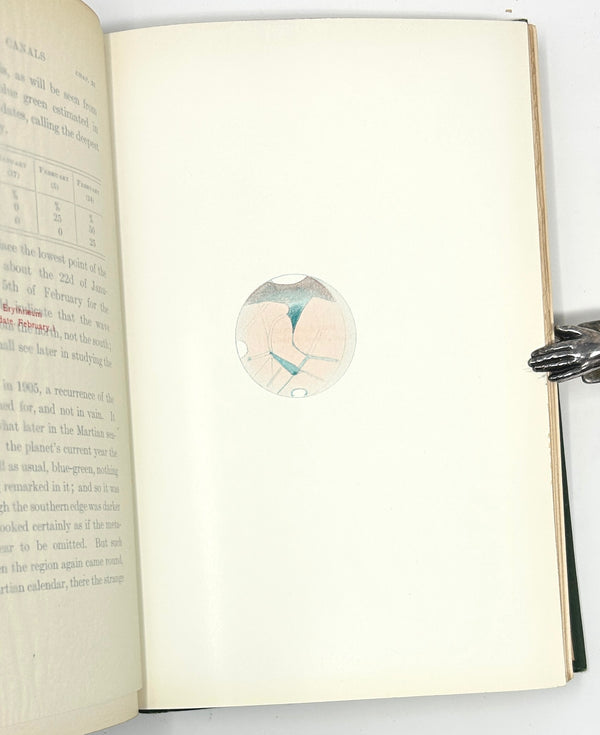 Mars and Its Canals, Percival Lowell. First Edition w/ Two Page Autograph Letter Signed