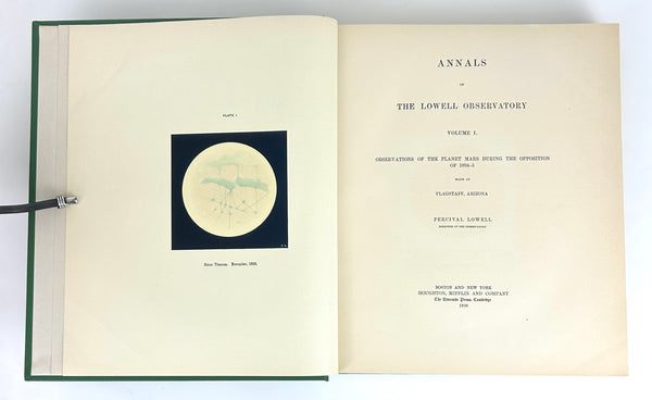 Annals of the Lowell Observatory, Percival Lowell.