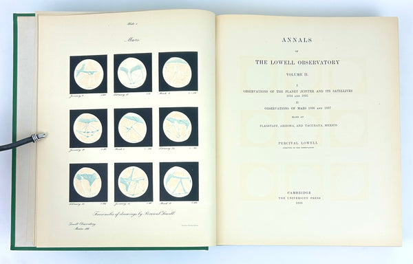 Annals of the Lowell Observatory, Percival Lowell.
