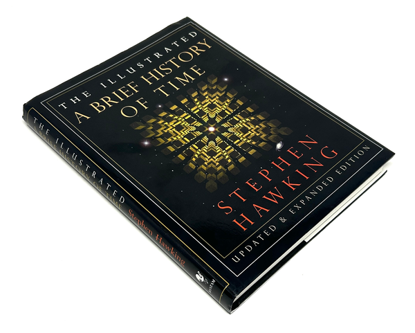 The Illustrated Brief History of Time, Stephen Hawking. First Edition, Signed w/ Thumbprint.