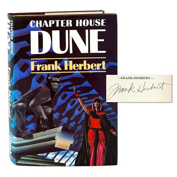 Chapter House Dune, Frank Herbert. Signed First UK Edition.