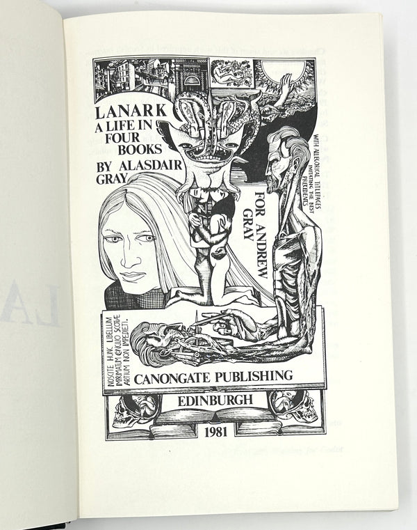 Lanark: A Life in 4 Books, Alasdair Gray. First UK Edition.