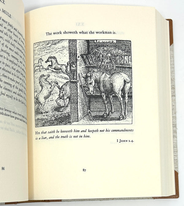 A Moral Fable-Talk, Arnold Freitag, Translated by Arthur Golding. Arion Press Limited Edition.