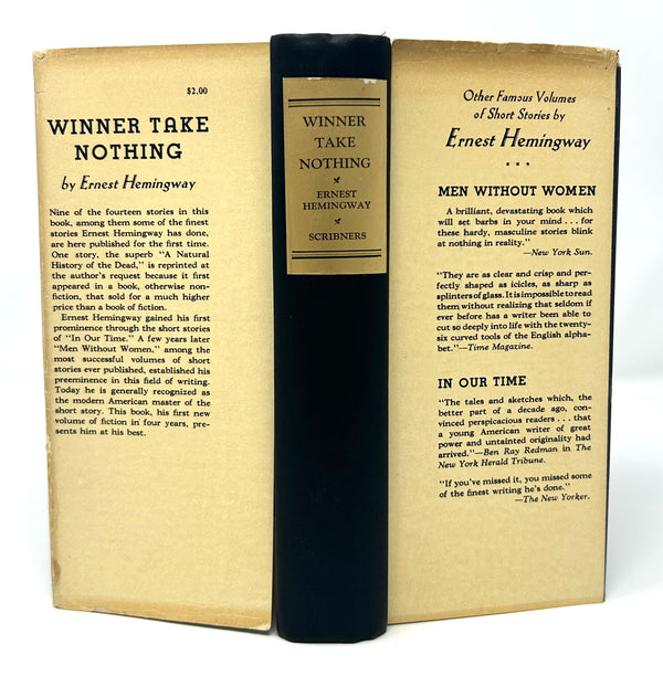 Winner Take Nothing, Ernest Hemingway. First Edition.