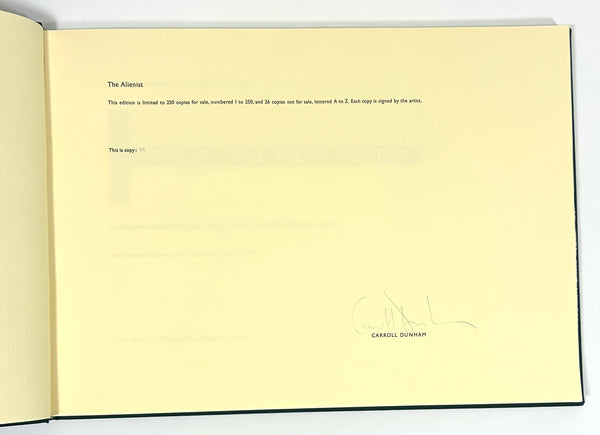 The Alienist, Joaquim Maria Machado de Assis. Arion Press Lettered Edition, Signed by Carroll Dunham.