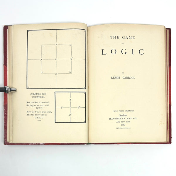 The Game of Logic, Lewis Carroll. First Edition.