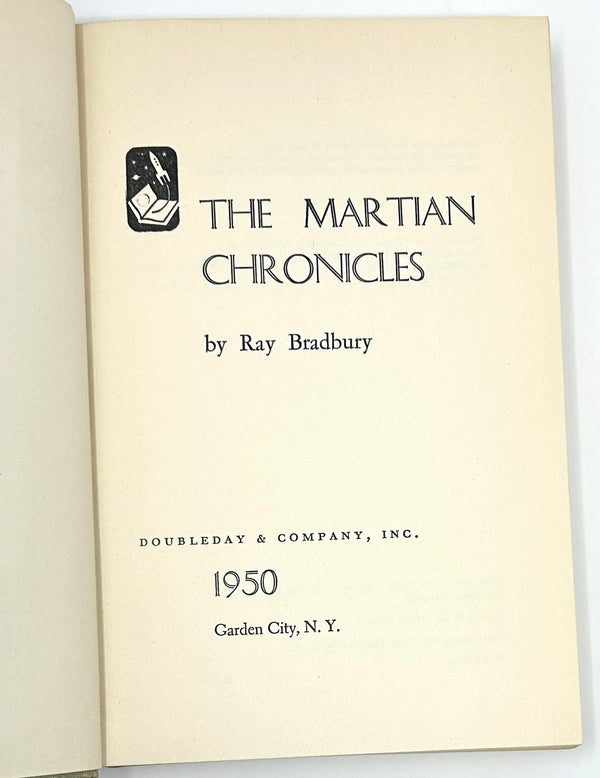 The Martian Chronicles, Ray Bradbury. First Edition w/ Signed Bookplate.