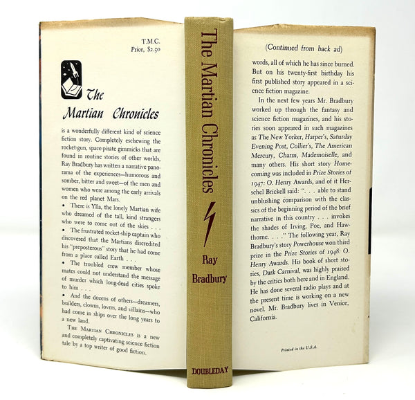 The Martian Chronicles, Ray Bradbury. First Edition w/ Signed Bookplate.