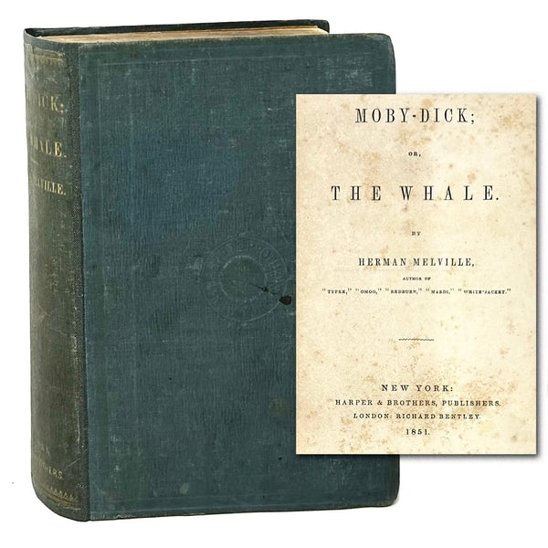 Moby Dick, Herman Melville. First American Edition.