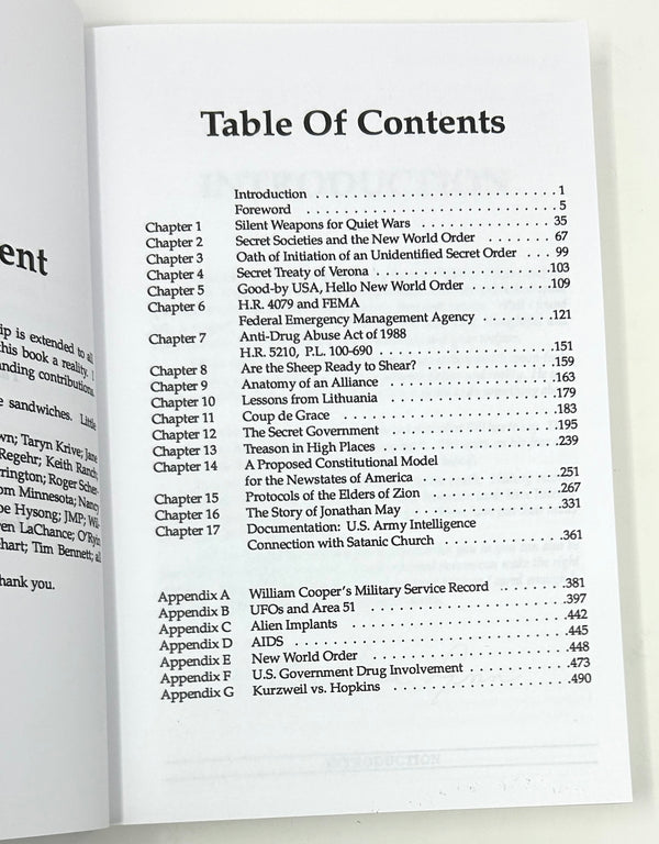 Behold a Pale Horse, William Cooper. First Edition.