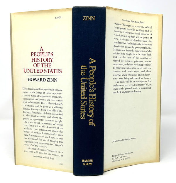 A People's History of the United States, Howard Zinn. First Edition.