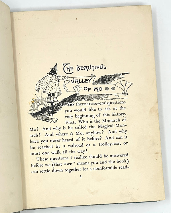 The Magical Monarch of Mo, L. Frank Baum. First Edition, First Printing.