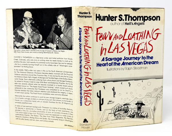 Fear and Loathing in Las Vegas, Hunter S. Thompson. First Edition.
