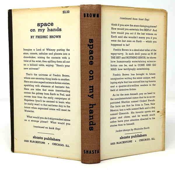 Space on My Hands, Fredric Brown. First Edition.