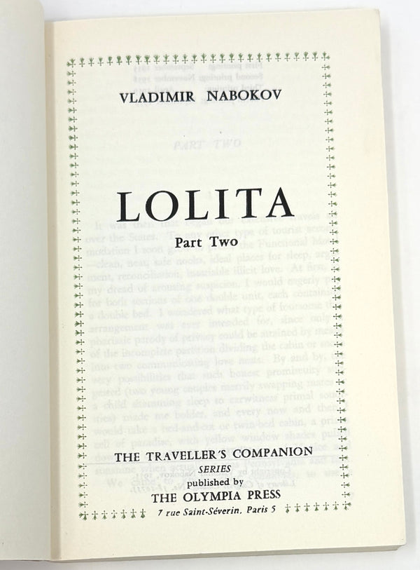 Lolita, Vladimir Nabokov. Fourt Printing "Stained Glass Variant"