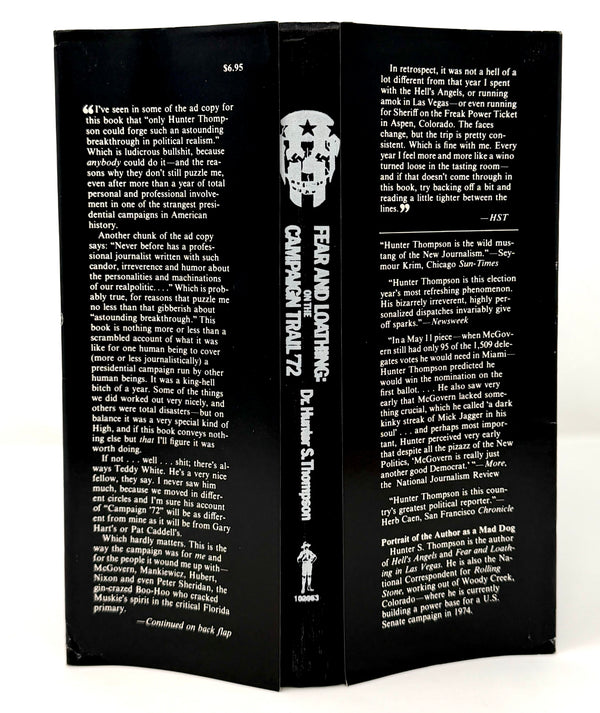 Fear and Loathing: On the Campaign Trail '72, Dr. Hunter S. Thompson. First Edition.