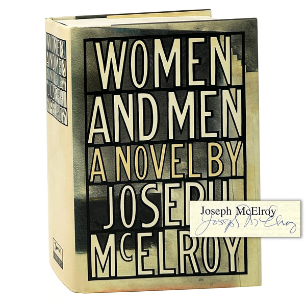 Women and Men, Joseph McElroy. Signed First Edition.