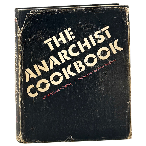 The Anarchist Cookbook, William Powell. Hardcover First Edition.
