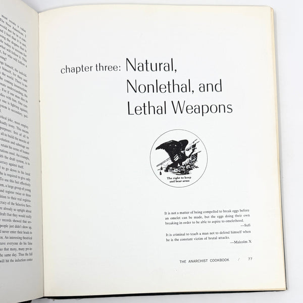 The Anarchist Cookbook, William Powell. Hardcover First Edition.