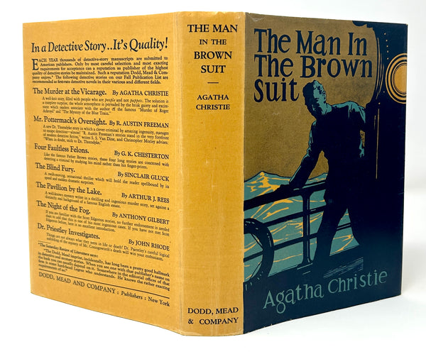 The Man in the Brown Suit, Agatha Christie. First American Edition.